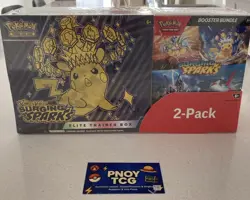 Pokemon TCG: Surging Sparks Costco 2 Packs (ETB + Booster Bundle) - Sealed [AUS] - Image 1