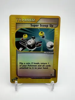 Pokemon Expedition Trainer Super Scoop Up Reverse Holo Rare - Image 1