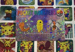 Pokemon Charizard Vintage Pocket Monsters Vending HOLO Prism Sticker 99 Nintendo - Image 1