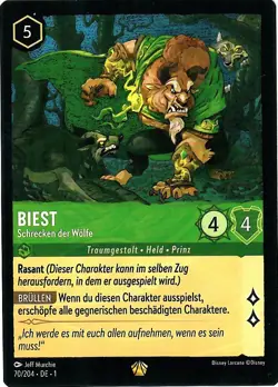 070/204 Disney Lorcana - Das erste Kapitel (TCG) - Deutsch - L Non Foil NM - Image 1