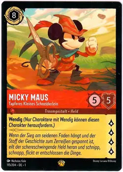 115/204 Disney Lorcana - Das erste Kapitel (TCG) - Deutsch - L Non Foil NM - Image 1