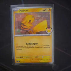 Pikachu (Pokemon Day 2026 Cosmos Holo) Common Miscellaneous Cards 051/162 NM - Image 1