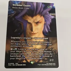 Magic MTG Final Fantasy Seymour Guado #55 FCA Through The Ages Art Mythic Rare - Image 2