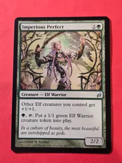 2007 Magic The Gathering Lorwyn #220 Imperious Perfect, UC, NF, cd1 - Image 1