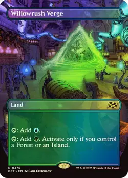 Willowrush Verge Foil Borderless Aetherdrift NM MTG - Image 1