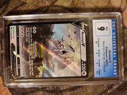 Pokemon Arceus V Black Star Promo Graded Mint 9 SWSH204 - Image 2