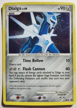 Dialga DP26 Holographic Black Star Promo Pokemon TCG LP+/~ - Image 1