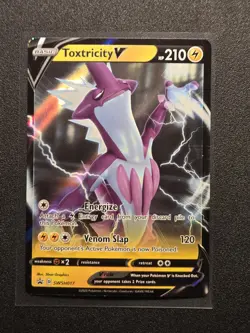 Pokemon TCG Toxtricity V SWSH017 Sword & Shield Promo NM - Image 1