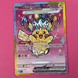 Pokemon TCG Pikachu EX SIR 277/217 Ascended heroes English PACK FRESH - Image 1