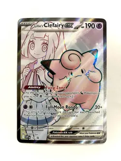 Lillie's Clefairy ex 195 Sv: Scarlet & Violet Black Star Promo Pokemon TCG NM - Image 1
