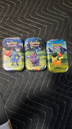 Pokemon TCG Ascended Hero’s Mini Tin Lot Of 3 - Image 1