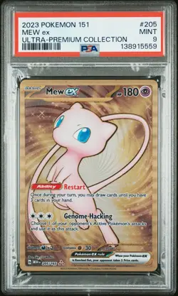 2023 POKEMON 151 ULTRA-PREM COLL #205 MEW EX PSA 9 - Image 1