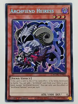 YuGiOh - MZMU-EN066 Archfiend Heiress - Secret Rare - Image 1