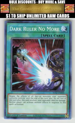Yugioh Structure Deck: Albaz Strike #SDAZ-EN030 Dark Ruler No More - Image 1
