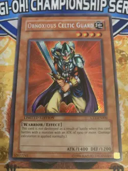Yugioh Obnoxious Celtic Guard CT1-EN006 MP - Image 1