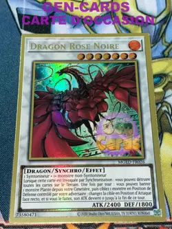 CARTE Yu Gi Oh DRAGON ROSE NOIRE MGED-FR026 1ere edition - Image 1
