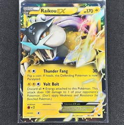 Raikou EX - 38/108 - Black and White: Dark Explorers - Pokemon Card - MP - Image 1