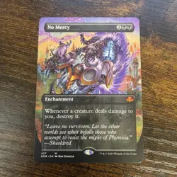 MTG English No Mercy (Borderless) NM Normal Dominaria Remastered - Image 1
