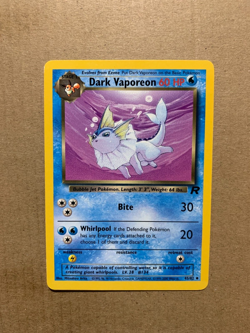 Dark Vaporeon 45/82 Team Rocket - Uncommon Pokemon Card - NM - Image 1