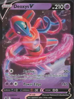 Pokemon TCG - Deoxys V - SWSH266 - SWSH: Sword & Shield Promo Cards (SWSD) (24) - Image 1