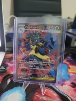 Pokemon TCG Mega Evolution Mega Lucario EX 160/132 Ultra Rare Card - Image 1