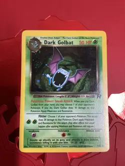 Pokemon Dark Golbat Holo TCG Card 7/82 MP - Image 1