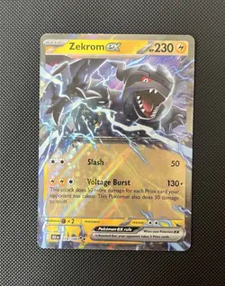 Zekrom ex 034/086 – Scarlet & Violet Black Bolt - Pokemon Card - Image 1