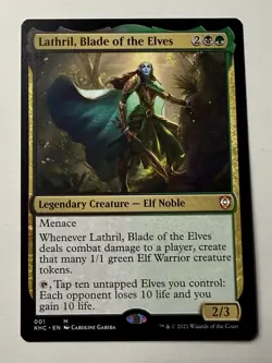 Lathril, Blade of the Elves KHC MTG 001 M/NM - Image 1