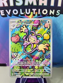 Pokemon TCG - Ambipom 107/094 : Illustration Rare - Phantasmal Flames NM - Image 1