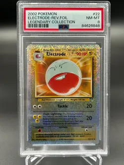 Pokemon Electrode 22/110 Reverse Holo Legendary Collection PSA 8 - Image 1