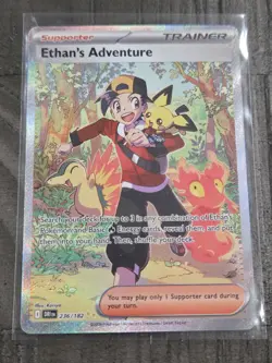 Pokemon TCG SV10 Ethan's Adventure # 236/182 Special Illustration Rare Near Mint - Image 1