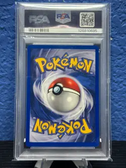 1999 Pokemon Fossil #5 Gengar Holo Unlimited PSA 7 - Image 2