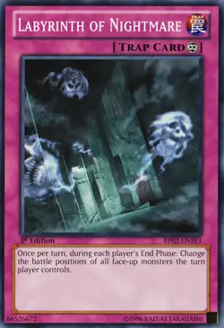 3X Labyrinth of Nightmare BP02-EN183 / 1ST EDITION / MINT! / YU-GI-OH - Image 1