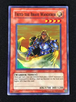 Yugioh Freed The Brave Wanderer IOC-014 Super (NM) - Image 1