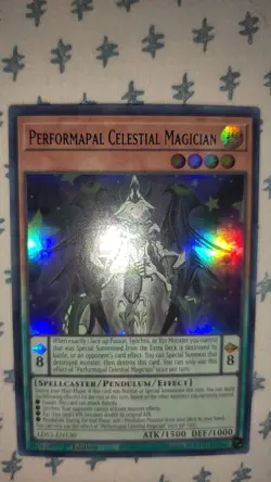 Yu-Gi-Oh! TCG Performapal Celestial Magician 1st Edition Ultra Rare LDS3-EN130 - Image 2