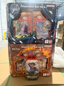 One Piece TCG Illustration Box Vol 5 and Vol 6 Lot - 1 mini tin OP13 - Image 1