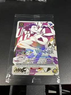 Union Arena HUNTER x HUNTER Hisoka VOL 2 Rare Battle Winner Card UEPR/HTR-2-024 - Image 1