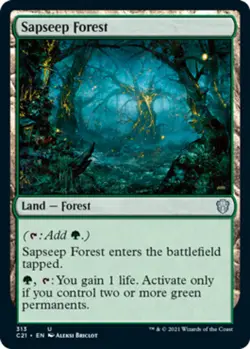 x4 Sapseep Forest U MTG Commander 2021 M/NM, English - Image 1