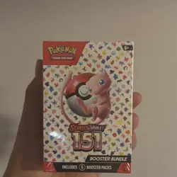 Pokemon Scarlet & Violet 151 Booster Bundle Mew 6 Packs English 2023 - Image 1