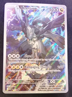 Pokemon TCG N's Zekrom #31 Promo Black Star Full Art Acended Hero ETB Exclusive - Image 1