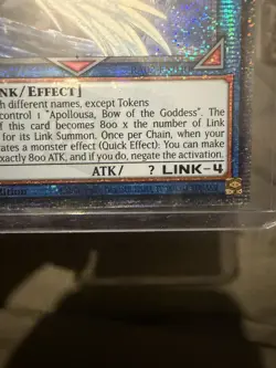 Yugioh - Apollousa, Bow of the Goddess (Alt. Art) - QCR - RA02-EN040 - Near Mint - Image 5