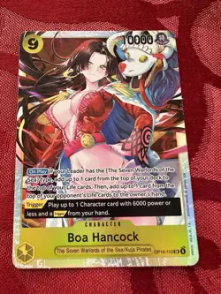 Boa Hancock SR OP14-112 The Azure Sea's Seven English One Piece TCG Super Rare - Image 1