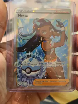 Nessa TG27/TG30 Lost Origin Full Art Ultra Rare Holo Pokemon TCG Card NM - Image 1