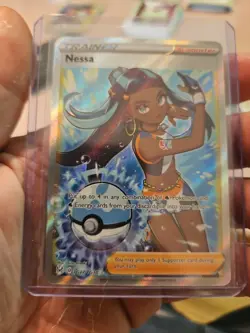 Nessa TG27/TG30 Lost Origin Full Art Ultra Rare Holo Pokemon TCG Card NM - Image 2