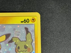 Pokemon Pikachu TCG Sun & Moon SM162 Holo Promo Card Double Swirl - Image 4