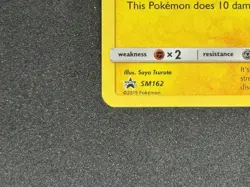 Pokemon Pikachu TCG Sun & Moon SM162 Holo Promo Card Double Swirl - Image 5