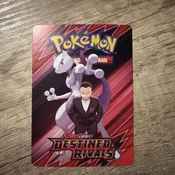 Destined Rivals Build and Battle Trainer Tips Card: Team Rocket's Mewtwo (v1) - Image 1