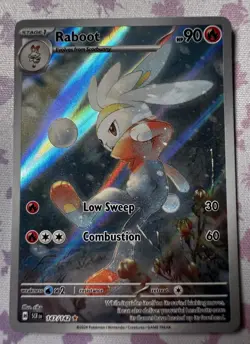 Pokemon TCG - Raboot - 147/142 -EN- Stellar Crown - Illustration Rare - Image 1