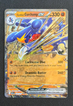 Cynthia's Garchomp ex 111/217 Double Rare Holo Pokemon TCG Ascended Heroes ENG - Image 1