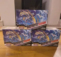 3 x Pokemon: Silver Tempest - Build & Battle Stadium - Sealed 36 booster packs - Image 1